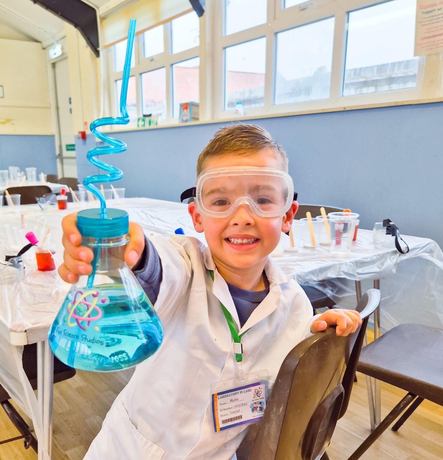 Science Flask Water Bottle